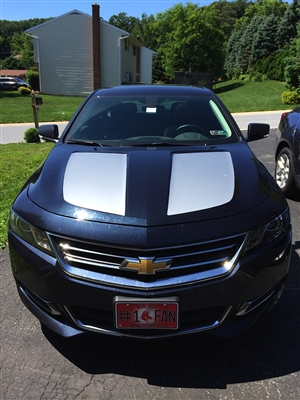 13-17 Impala SS Hood Rally Stripes Decals