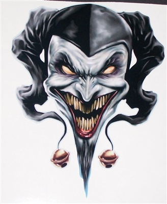 Evil Clown / Jester Skull 6